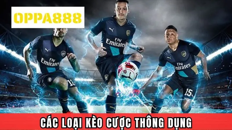 Các loại kèo cược thông dụng trong sảnh A-Sports