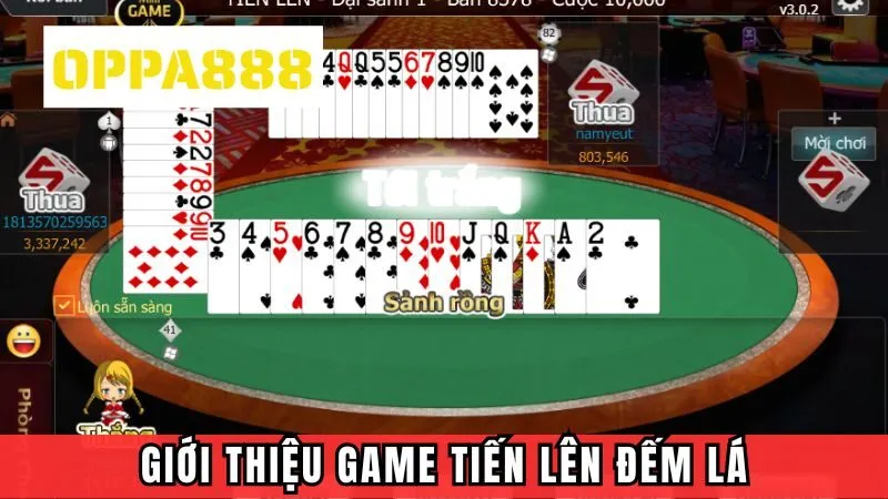 Sơ lược thông tin về trò chơi tiến lên miền nam đếm lá